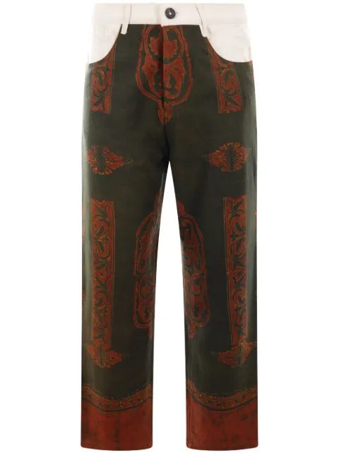 Kartik Research Calça com estampa