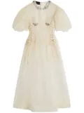 Simone Rocha corset A-line dress - Neutrals