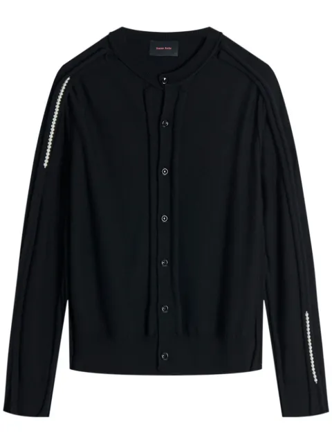 Simone Rocha beaded button-down cardigan 