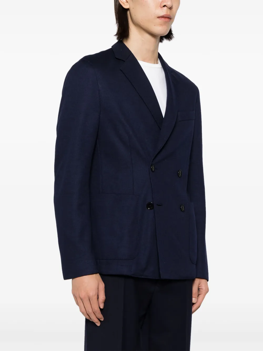  Boss Abrigo Con Doble Botonadura - Azul 