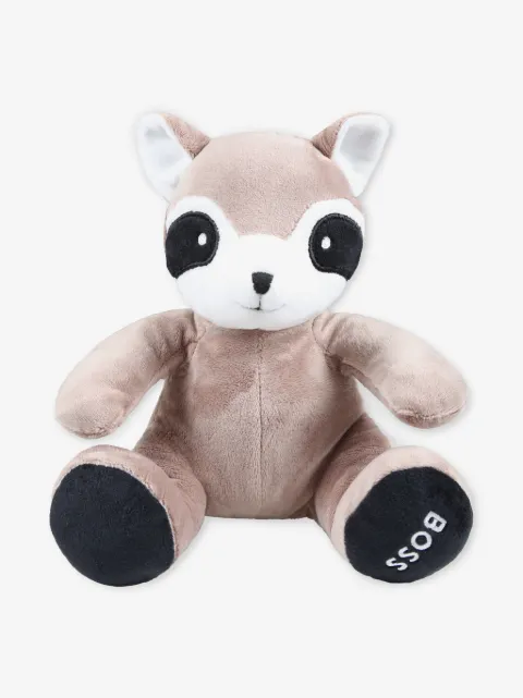BOSS Kidswear Red Panda logo-embroidered plush toy