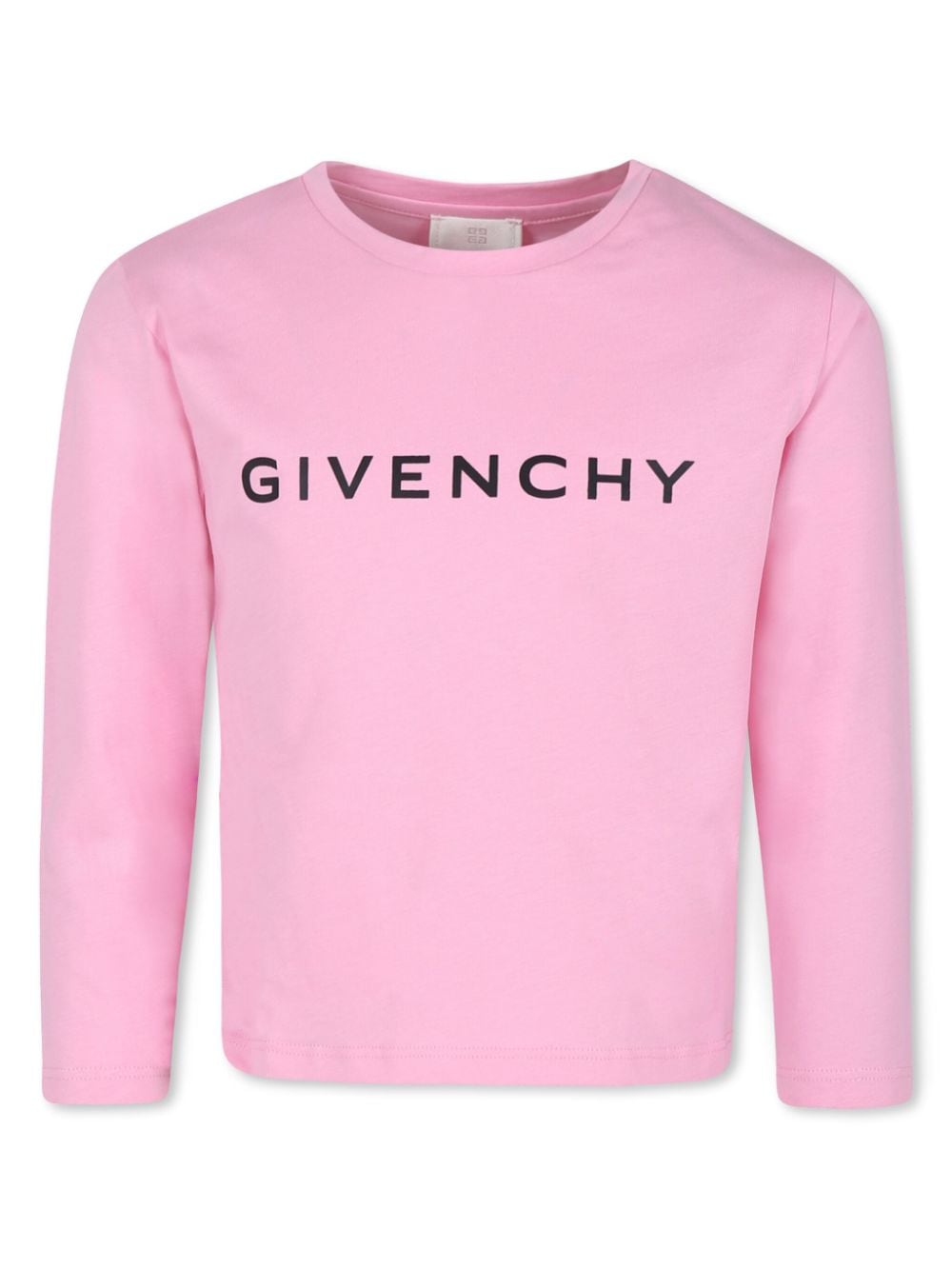 Givenchy Kids' Logo-print Organic Cotton Sweatshirt In Pink