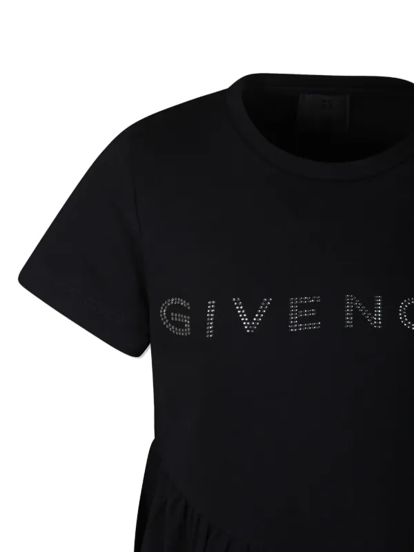 Givenchy Kids ロゴスタッズ ワンピース | ブラック | FARFETCH JP