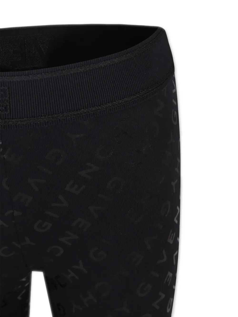 Givenchy Kids Legging met logoprint Zwart