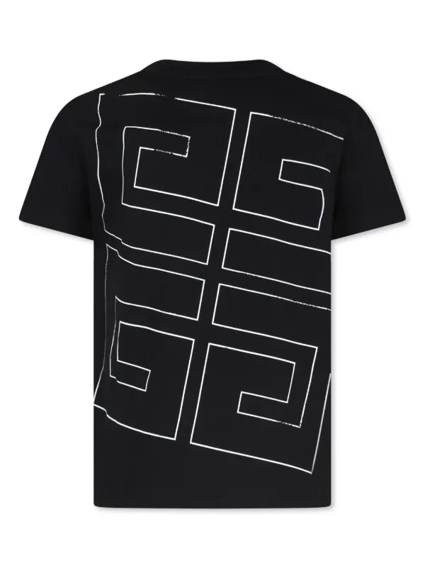 Givenchy Kids 4G-print organic-cotton T-shirt | Black | FARFETCH