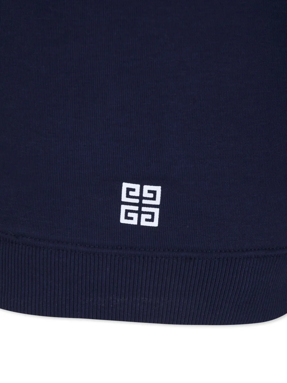 Givenchy Kids Jersey sweater met logoprint Blauw
