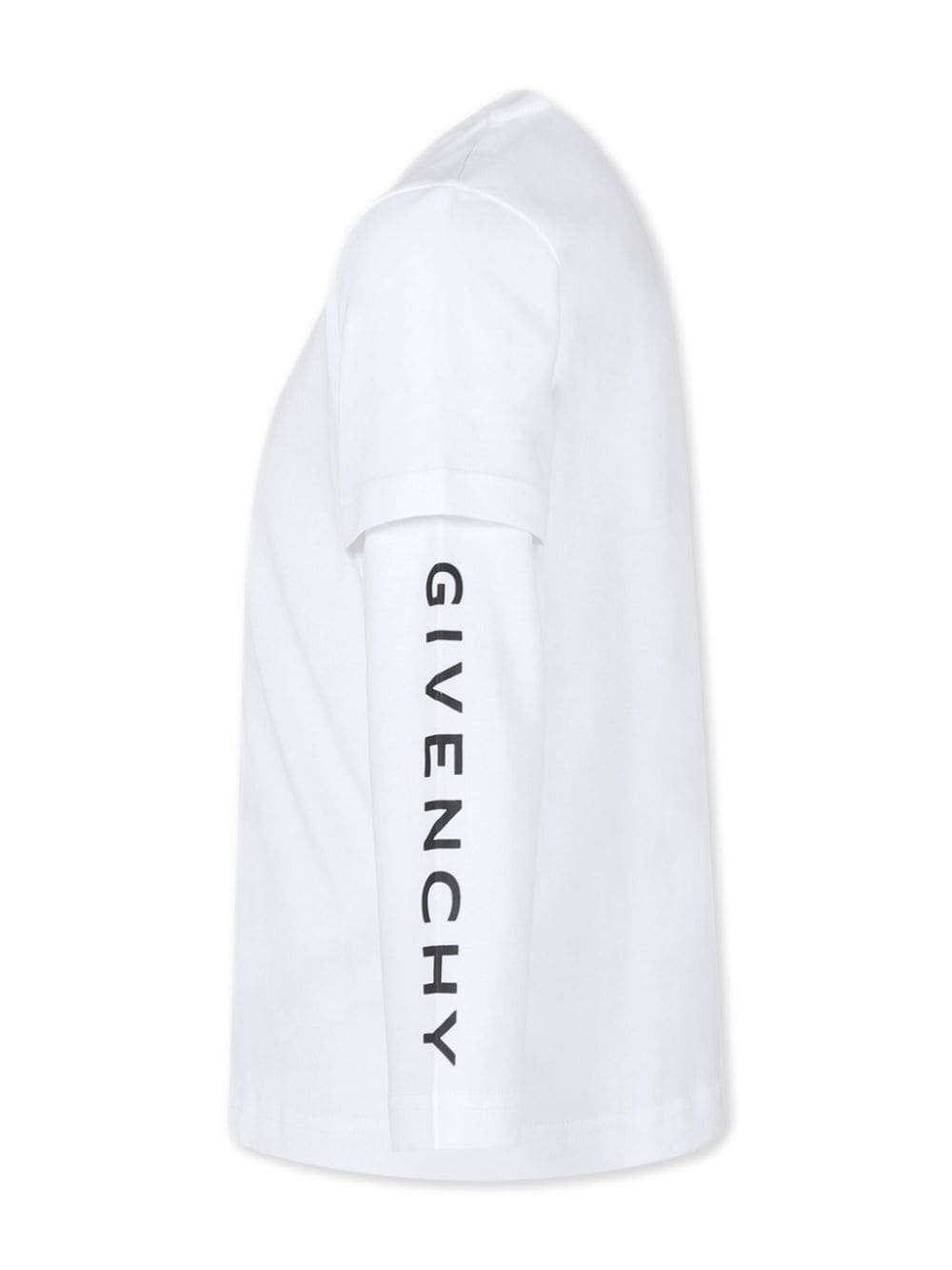 Shop Givenchy Logo-print Organic-cotton T-shirt In White