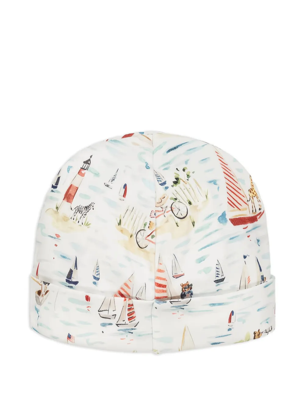 POLO RALPH LAUREN KIDS Hoed met nautische print Wit