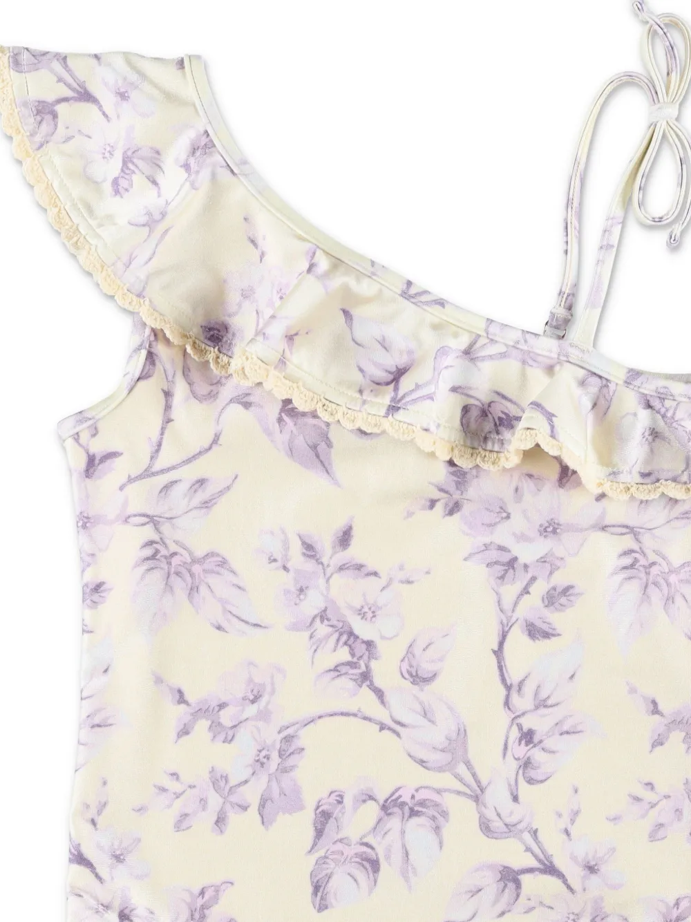 ZIMMERMANN Kids Badpak met ruches en bloemenprint Geel