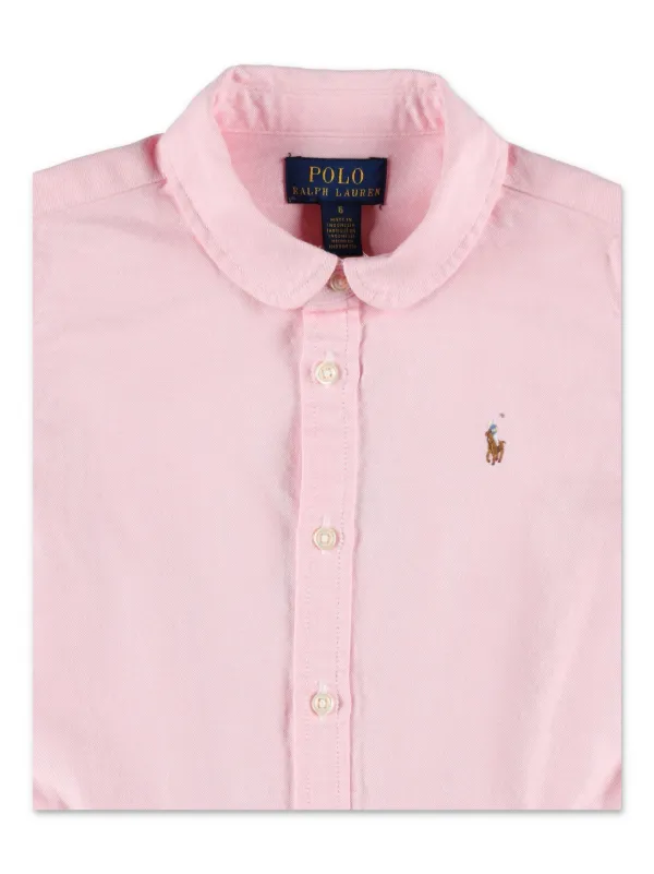pink ralph lauren oxford dress Pink short sleeve Oxford dress brand POLO RALPH LAUREN   Globalbrandsstore.com/en
