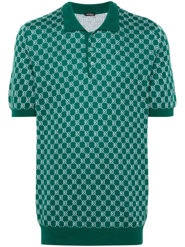 トップス Cotton-Brend Knitted Polo Shirt LIMITED EDITION COTTON BLEND KNIT POLO SHIRT - Grey marl
