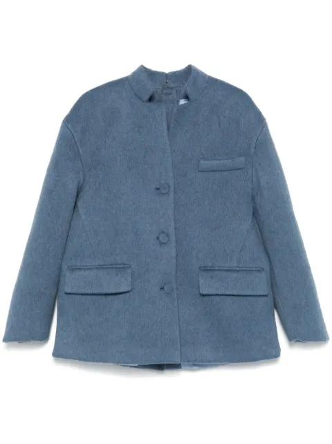 Gucci brushed-finish coat