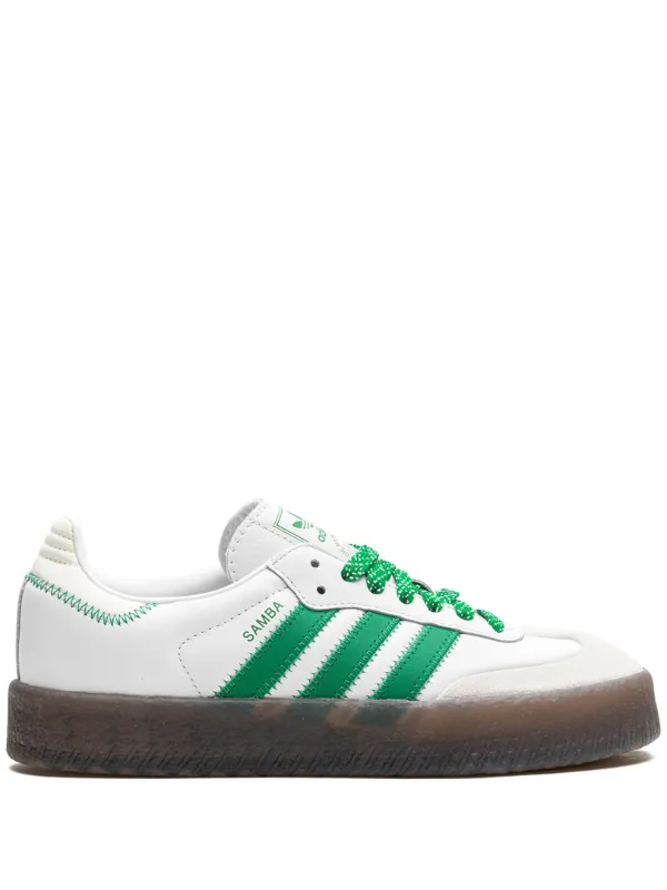 スニーカー ADIDAS SAMBAE TF5D0127 Adidas Sambae “Cloud White/Green” スニーカー | ホワイト