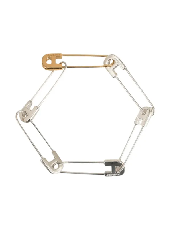 芸能人愛用 AMBUSH Small FARFETCH | Silver | Bracelet Pin Safety アクセサリー
