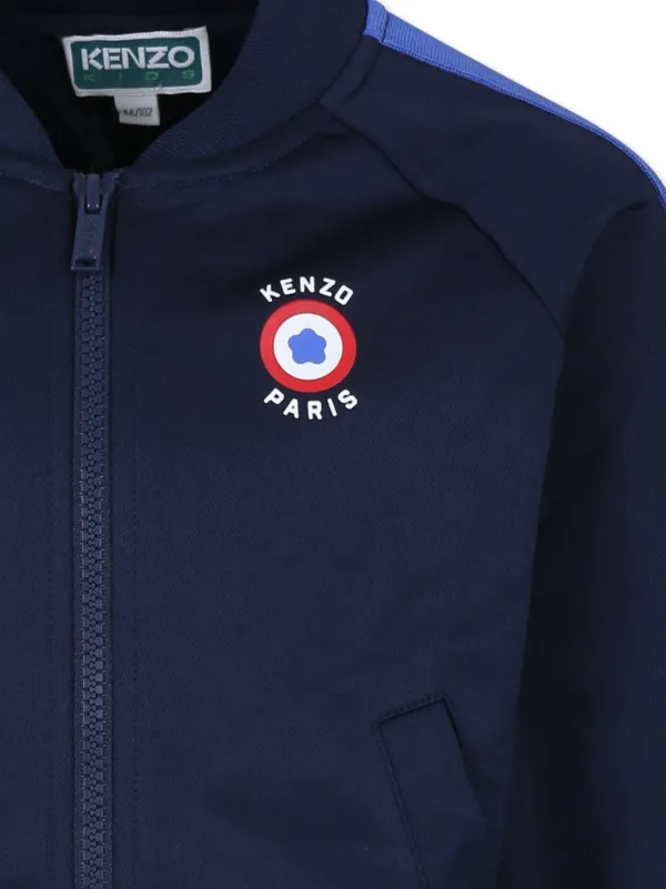 Kenzo Kids Boke Flower zip-up Jacket | Blue | FARFETCH UK