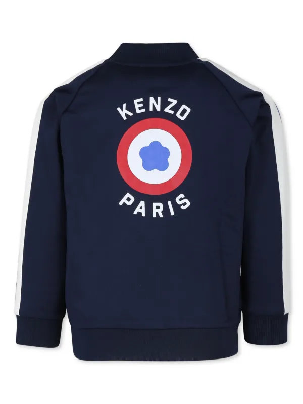 ndk♥ Kenzo Kids Boke Flower zip-up Jacket | Blue | FARFETCH UK