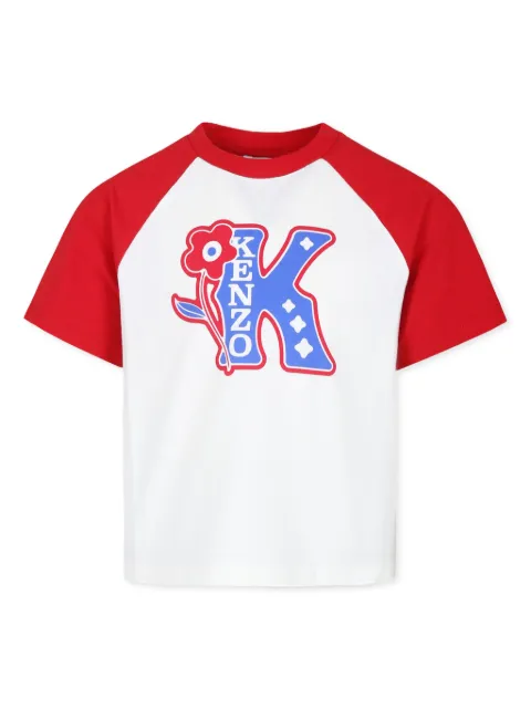 Kenzo Kids logo-print organic cotton T-shirt 