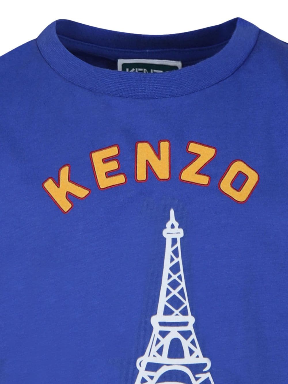 KENZO LOGO-PRINT ORGANIC COTTON T-SHIRT 