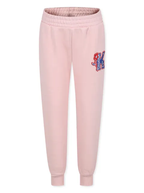 Kenzo Kids logo-embroidered cotton track pants