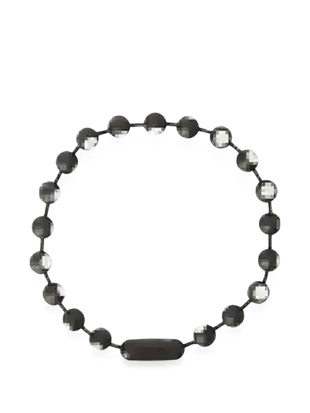 Ambush Ballchain Choker Necklace In Black