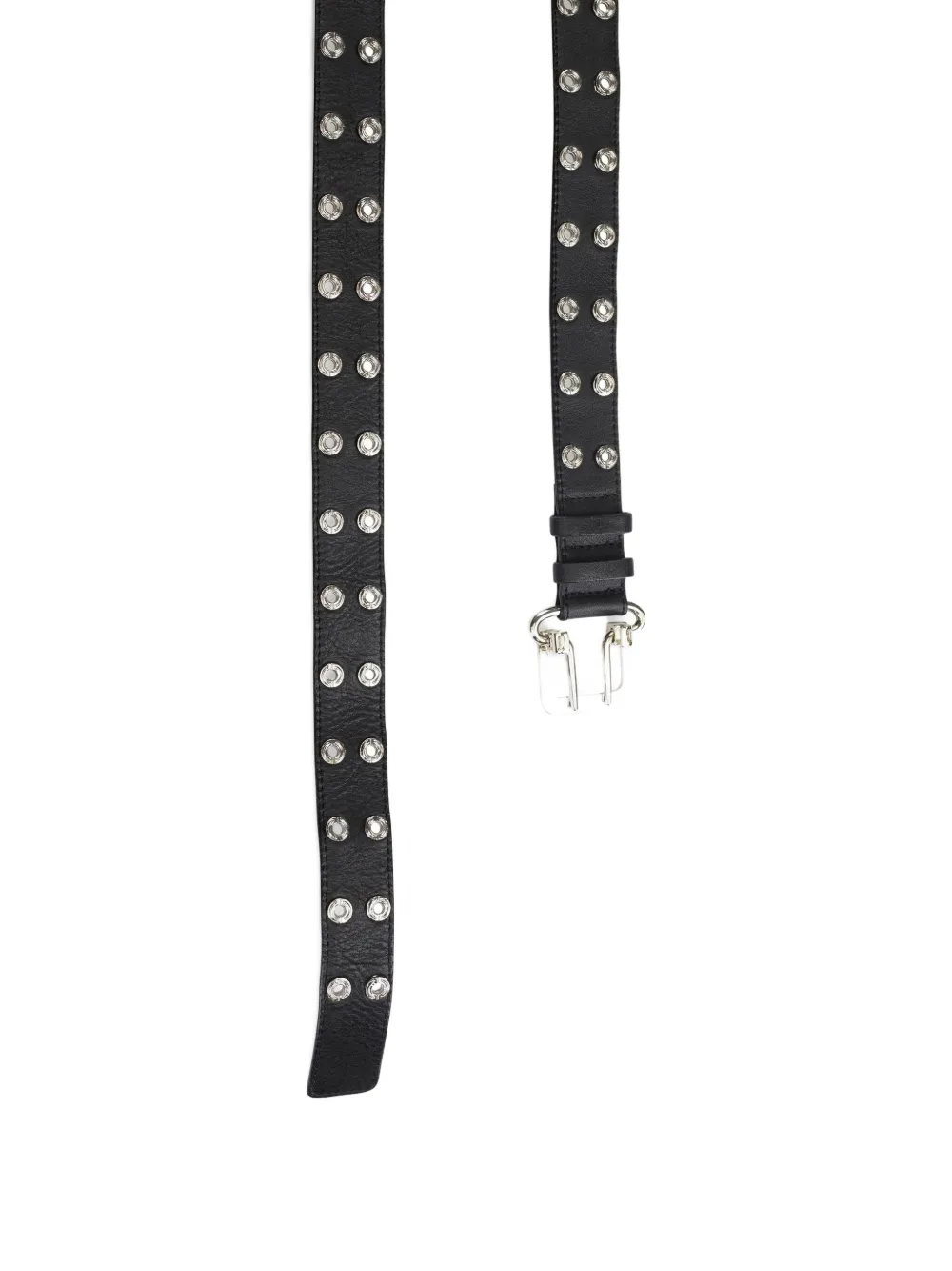 AMBUSH Leren riem Zwart