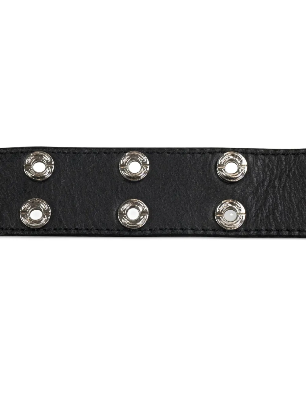 AMBUSH Leren riem Zwart