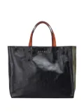 Marni small Museo leather tote bag - Black