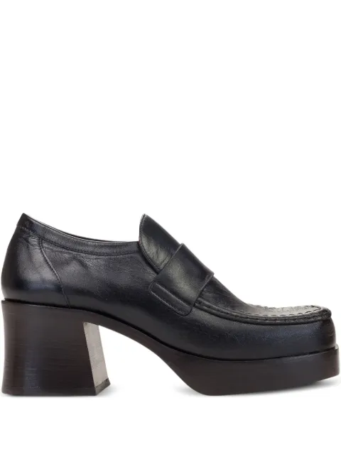 Marni pierced platform loafers