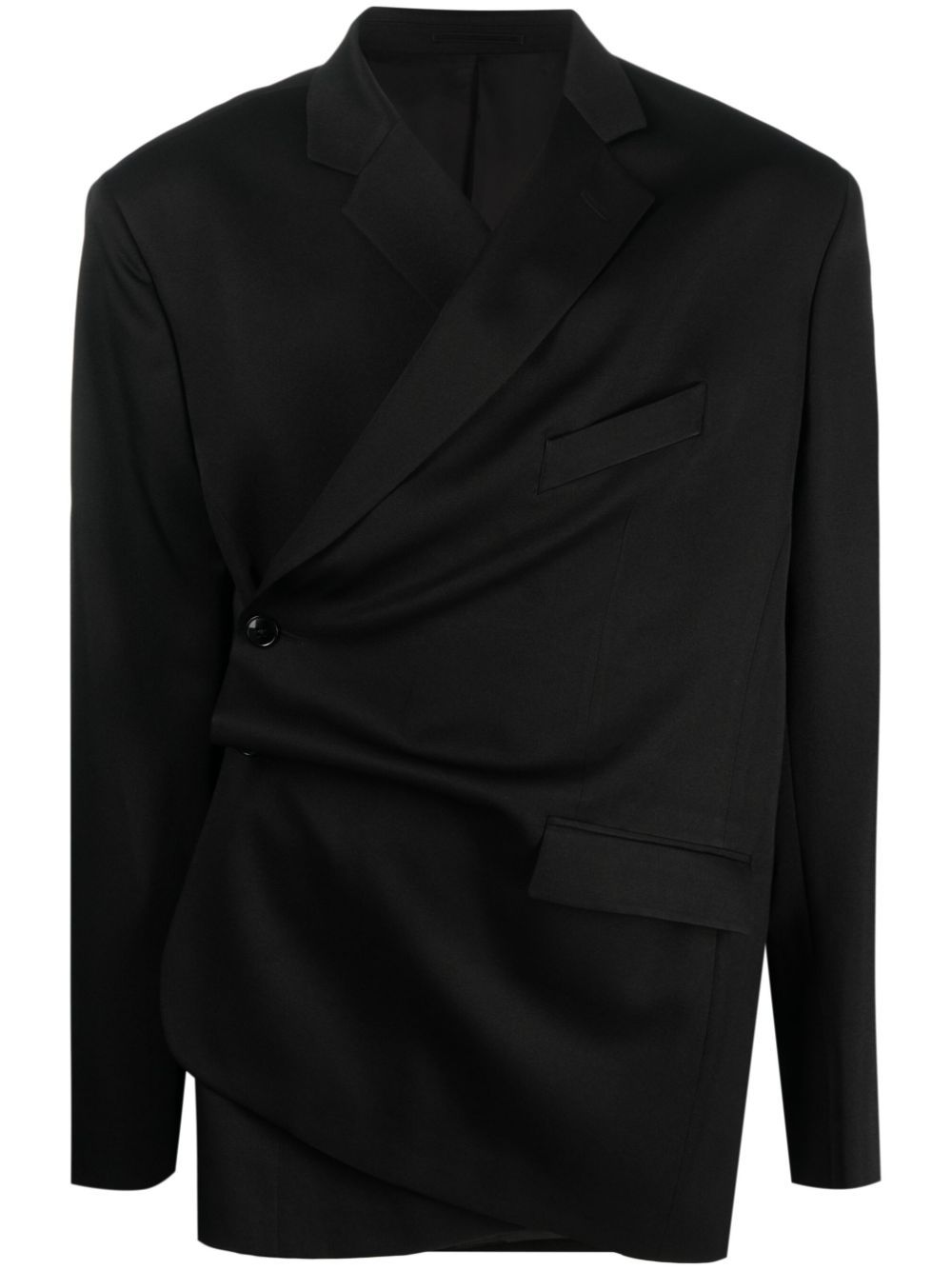 wrap-design blazer