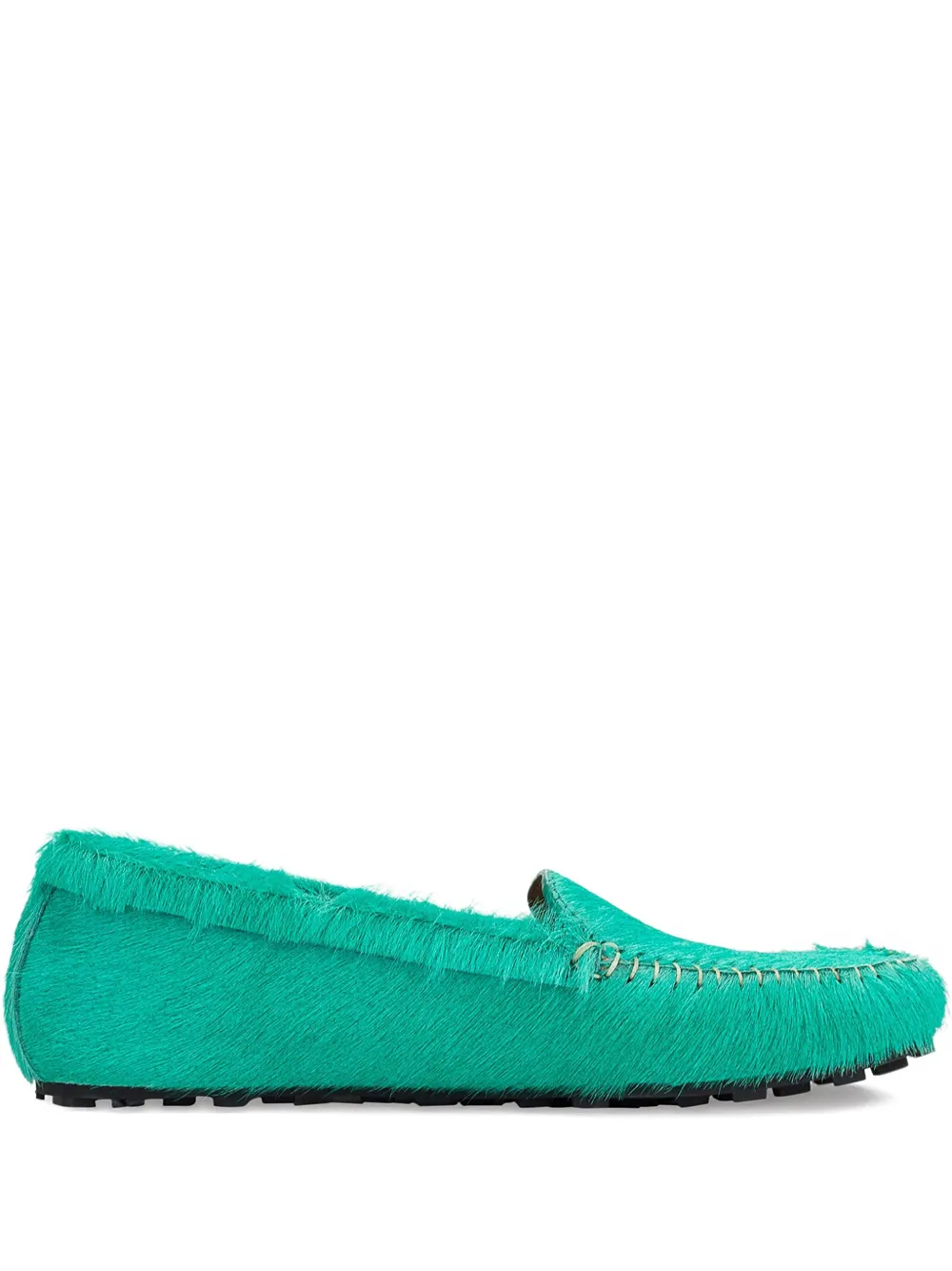 Marni brushed "Green" loafers