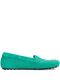 Marni brushed ""Green"" loafers