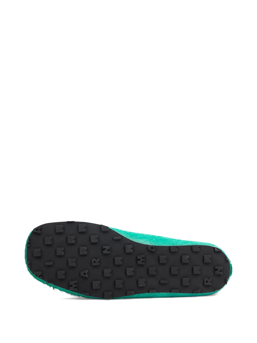 Marni Green geborstelde loafers - Groen