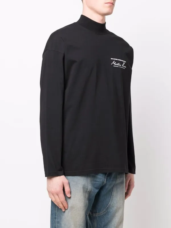 関税送料込【MARTINE ROSE】ロゴ入り 長袖 Tシャツ Martine Rose ロングTシャツ | ホワイト | FARFETCH JP