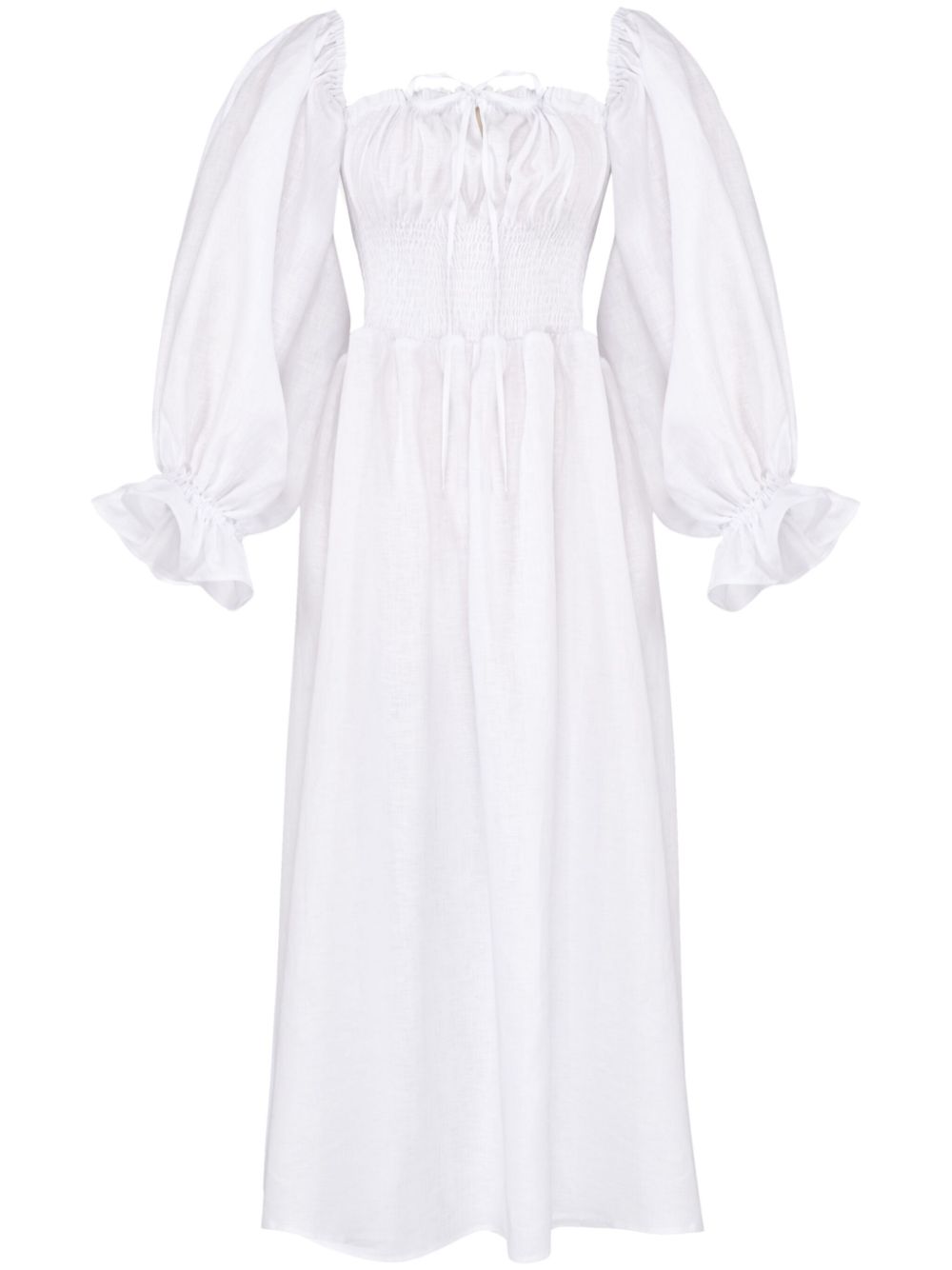 Sleeper Cancan maxi dress - White