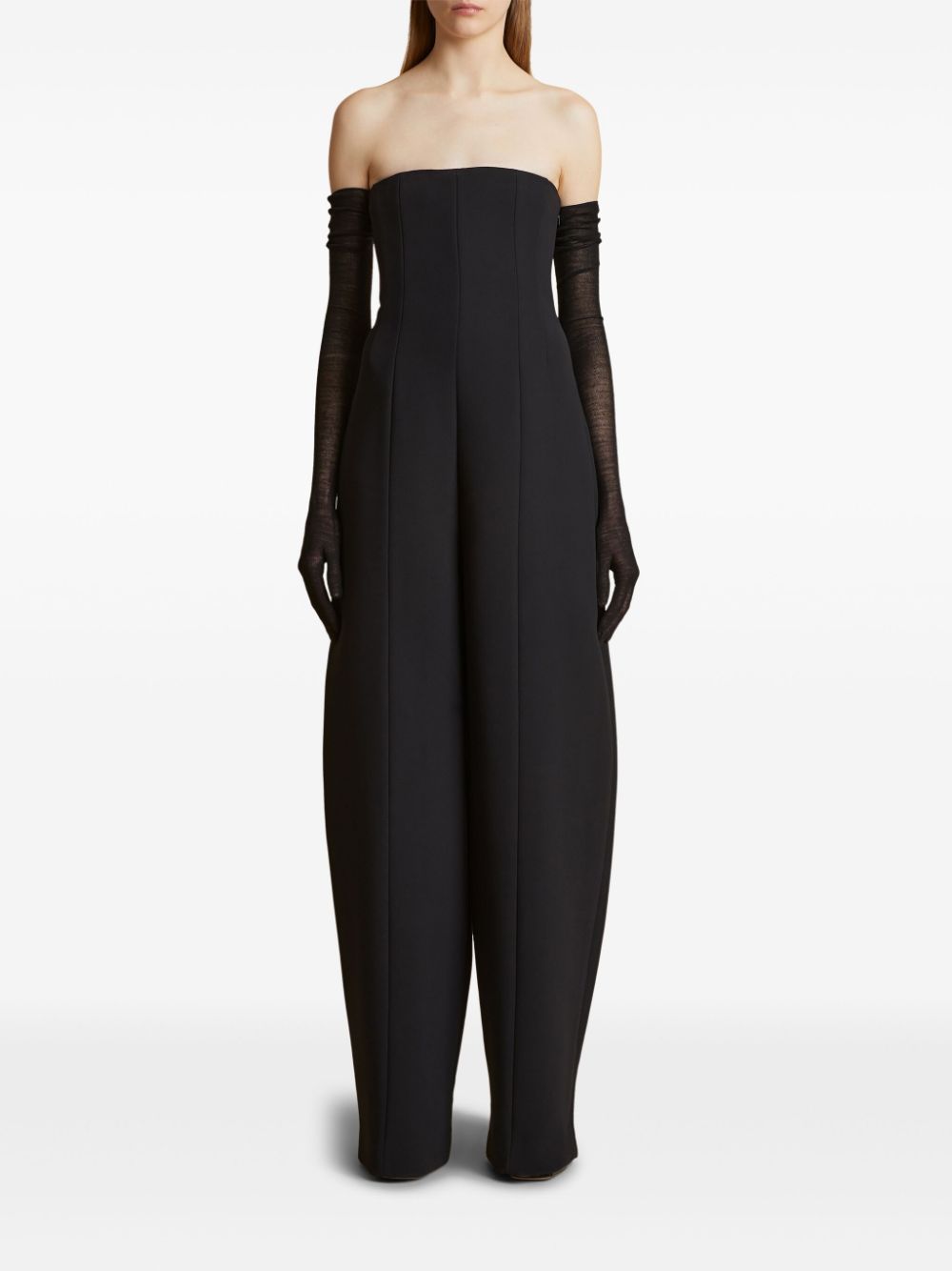 KHAITE Lennex jumpsuit - Zwart