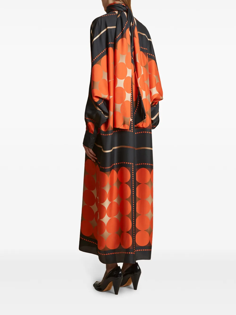 KHAITE Lexi maxi-jurk Oranje