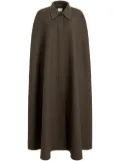 KHAITE Cathy cape - Green