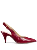 KHAITE 75mm River slingback pumps - Red