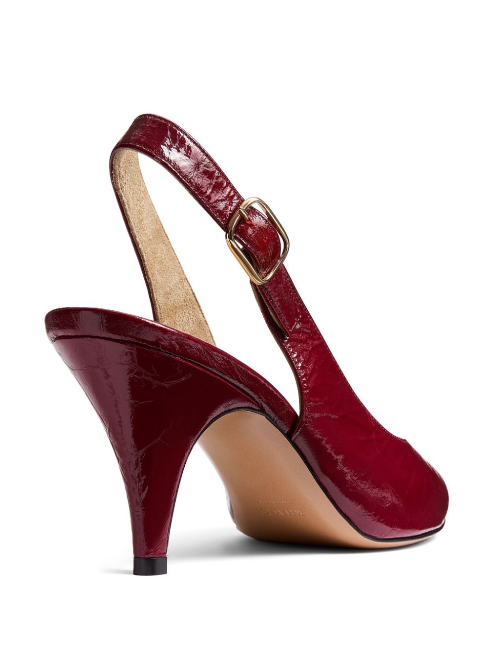 KHAITE 75mm River slingback pumps Red