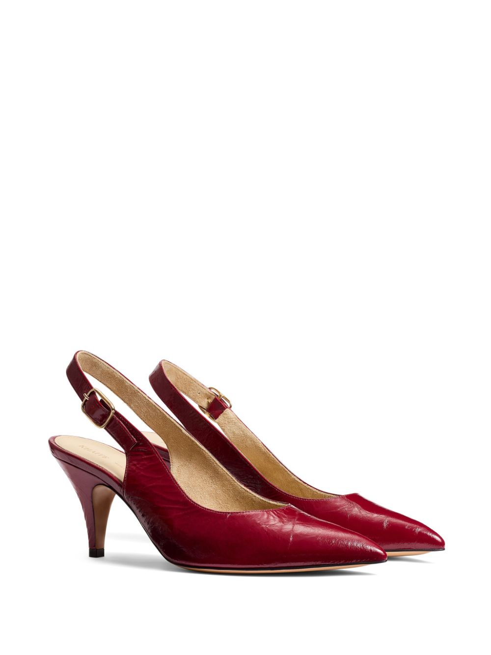 KHAITE 75mm River slingback pumps - Rood