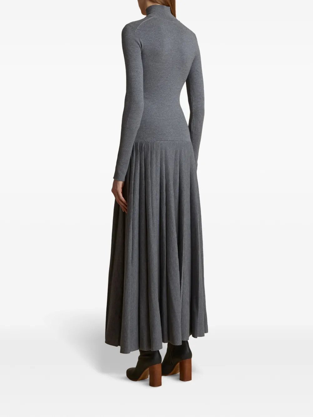 KHAITE Maxi-jurk Grijs