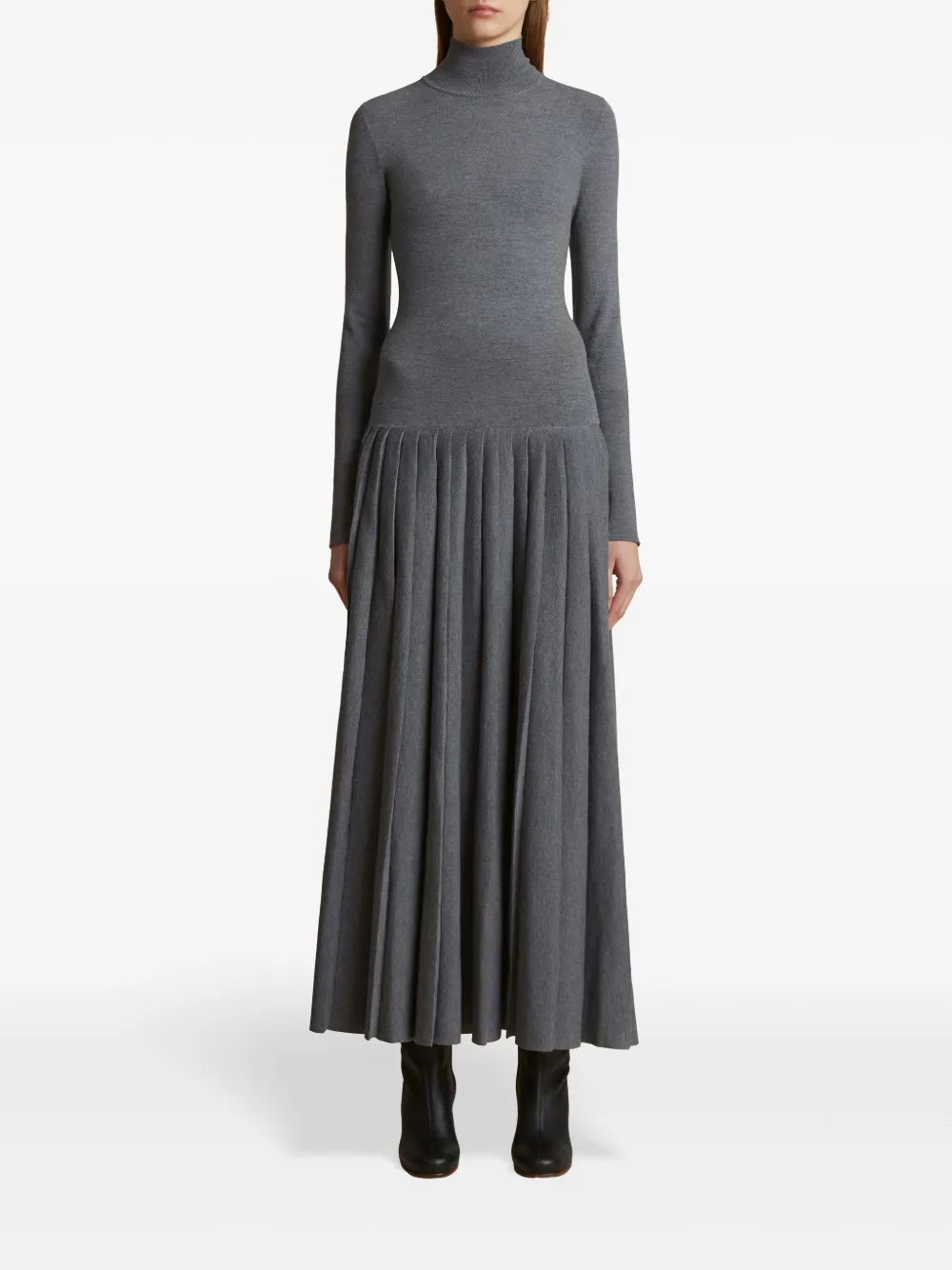 KHAITE Maxi-jurk Grijs