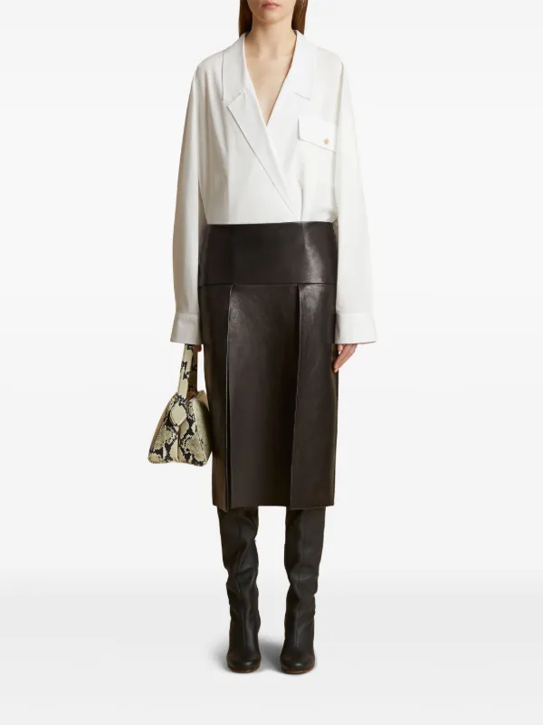 KHAITE Kidd Midi Skirt | Black | FARFETCH KHAITE Kidd Midi Skirt | Black | FARFETCH