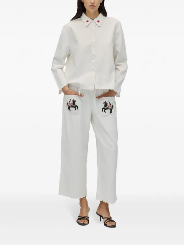 Sleeper Kotyk Trousers | White | FARFETCH