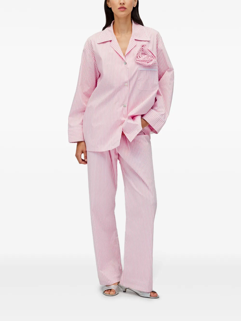 Sleeper The Rose Pyjama Set In Pink