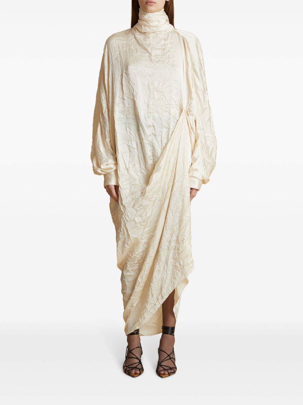 KHAITE Bexley maxi dress - Beige