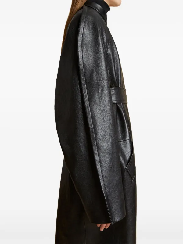 KHAITE Rothen Coat | Black | FARFETCH UK