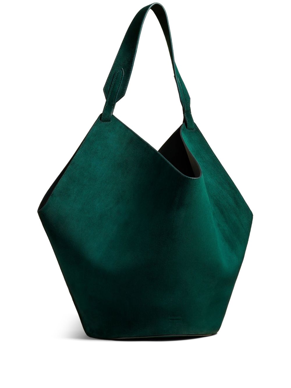 KHAITE Lotus medium shopper Groen