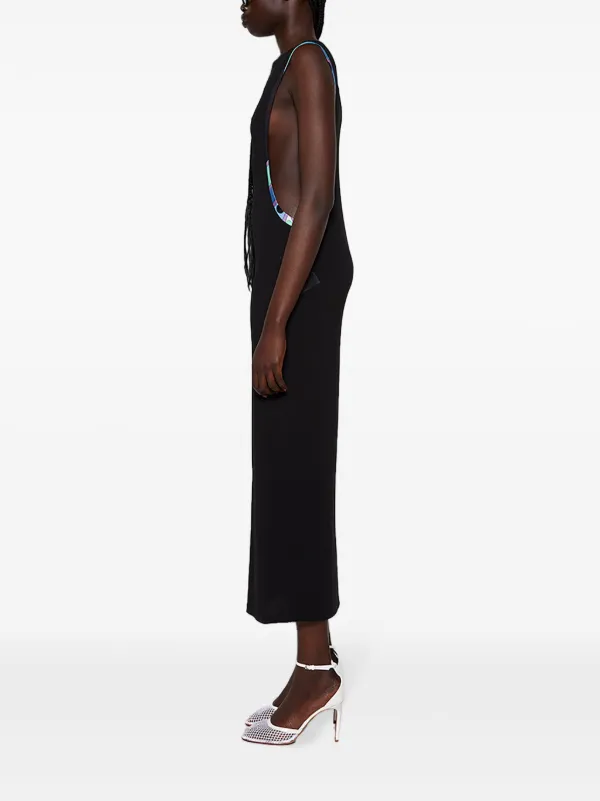 【関税込み】PUCCI Vivara-print dress PUCCI vivara-print Dress | Black | FARFETCH CA