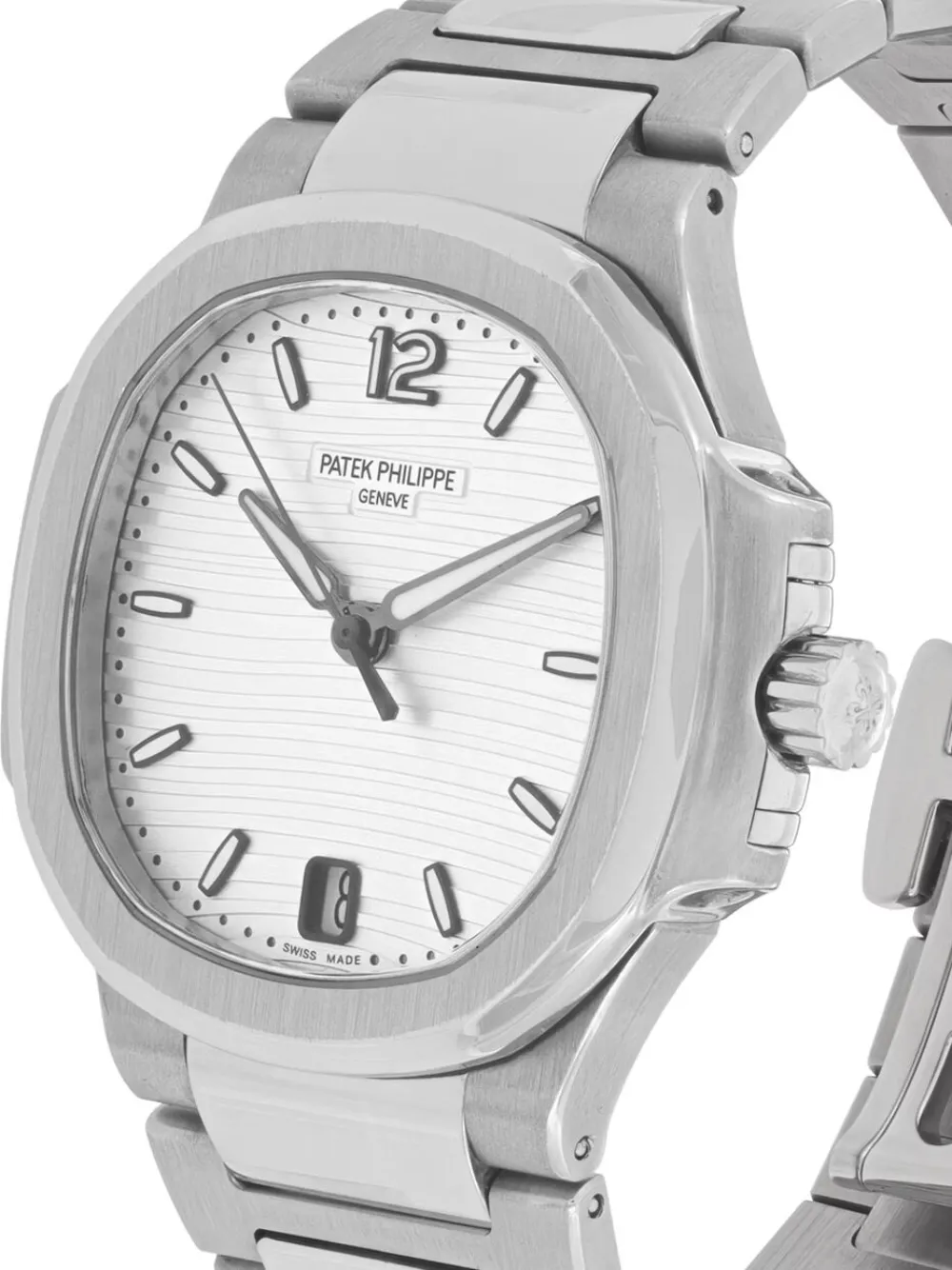 Patek Philippe Pre-Owned Nautilus 35 mm horloge - Zilver